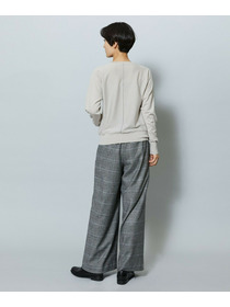 【MOGA】ウールカシミヤグレンチェックワイドパンツ 詳細画像 チェック 4