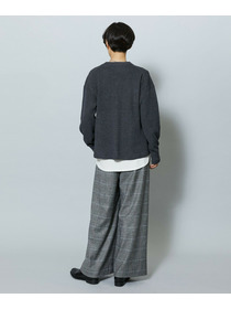 【MOGA】ウールカシミヤグレンチェックワイドパンツ 詳細画像 チェック 9