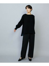 【MOGA】バッグブラッシュストレッチストレートパンツ 詳細画像 ブラック 7