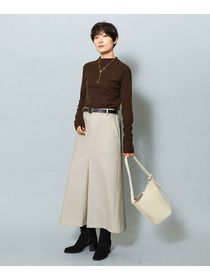 【MOGA】ライトパウダリーツイルマーメイドスカート 詳細画像 ネイビー 13