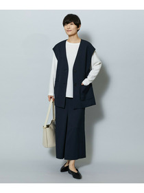 【MOGA】ライトパウダリーツイルマーメイドスカート 詳細画像 ネイビー 17