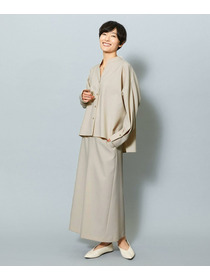 【MOGA】ライトパウダリーツイルマーメイドスカート 詳細画像 ネイビー 2