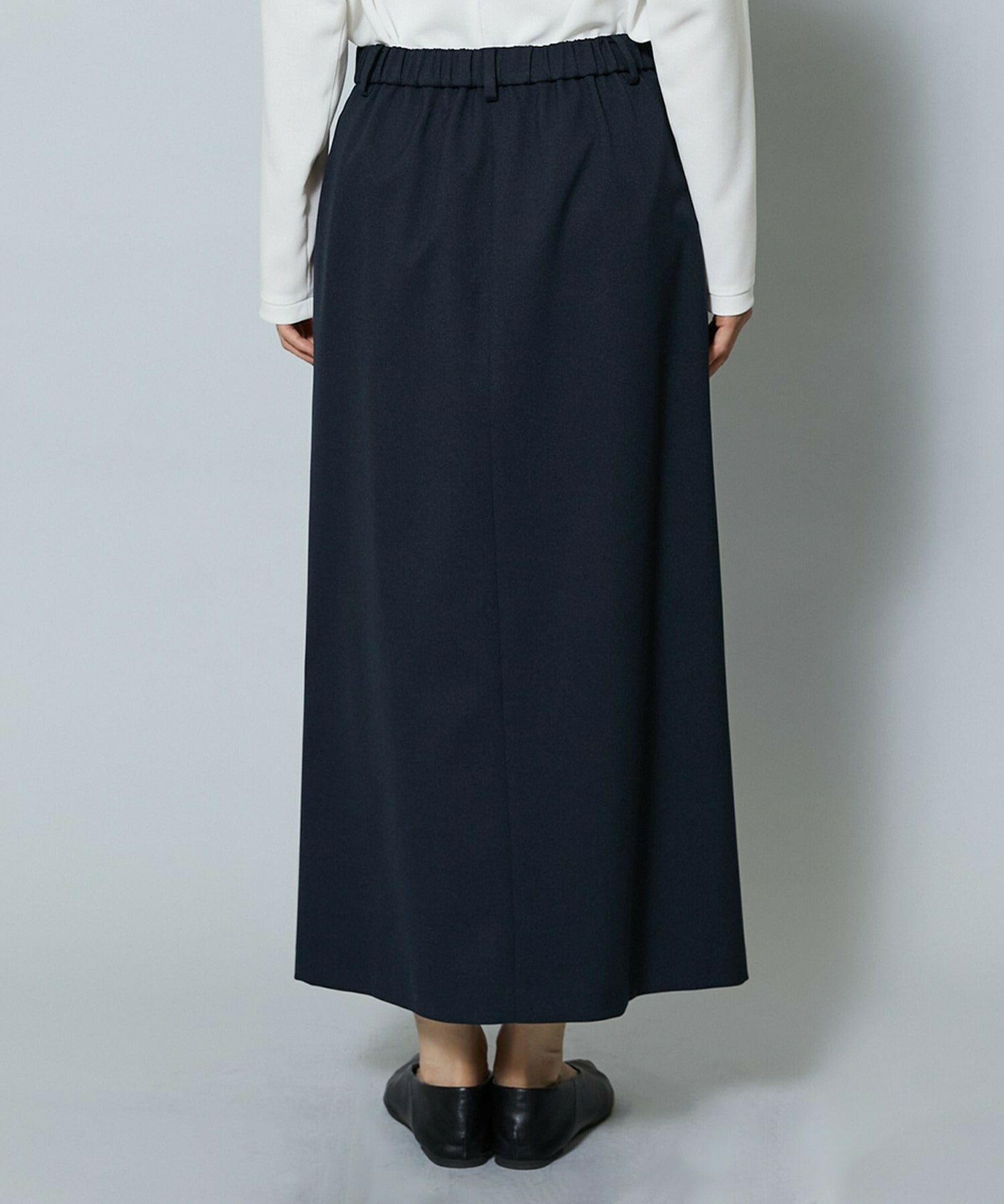 【MOGA】ライトパウダリーツイルマーメイドスカート 詳細画像 ネイビー 29