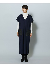 【MOGA】コットンナイロンポンチジャンパースカート 詳細画像 ダークブラウン 20