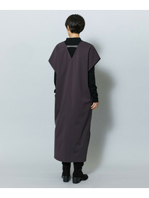 【MOGA】コットンナイロンポンチジャンパースカート 詳細画像 ダークブラウン 5