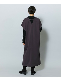 【MOGA】コットンナイロンポンチジャンパースカート 詳細画像 ダークブラウン 6