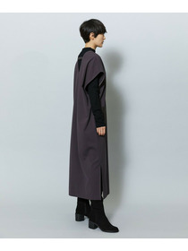 【MOGA】コットンナイロンポンチジャンパースカート 詳細画像 ダークブラウン 7