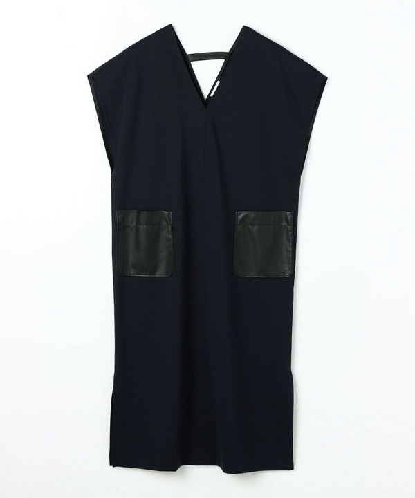 コットンナイロンポンチジャンパースカート 詳細画像 ネイビー 2