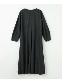 【MOGA】ミルド天竺フレアーシルエットワンピース 詳細画像 チャコールグレー 24