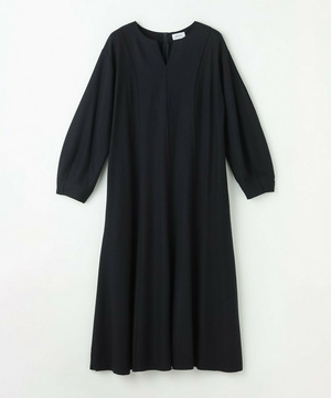 【MOGA】ミルド天竺フレアーシルエットワンピース 詳細画像 ネイビー 2