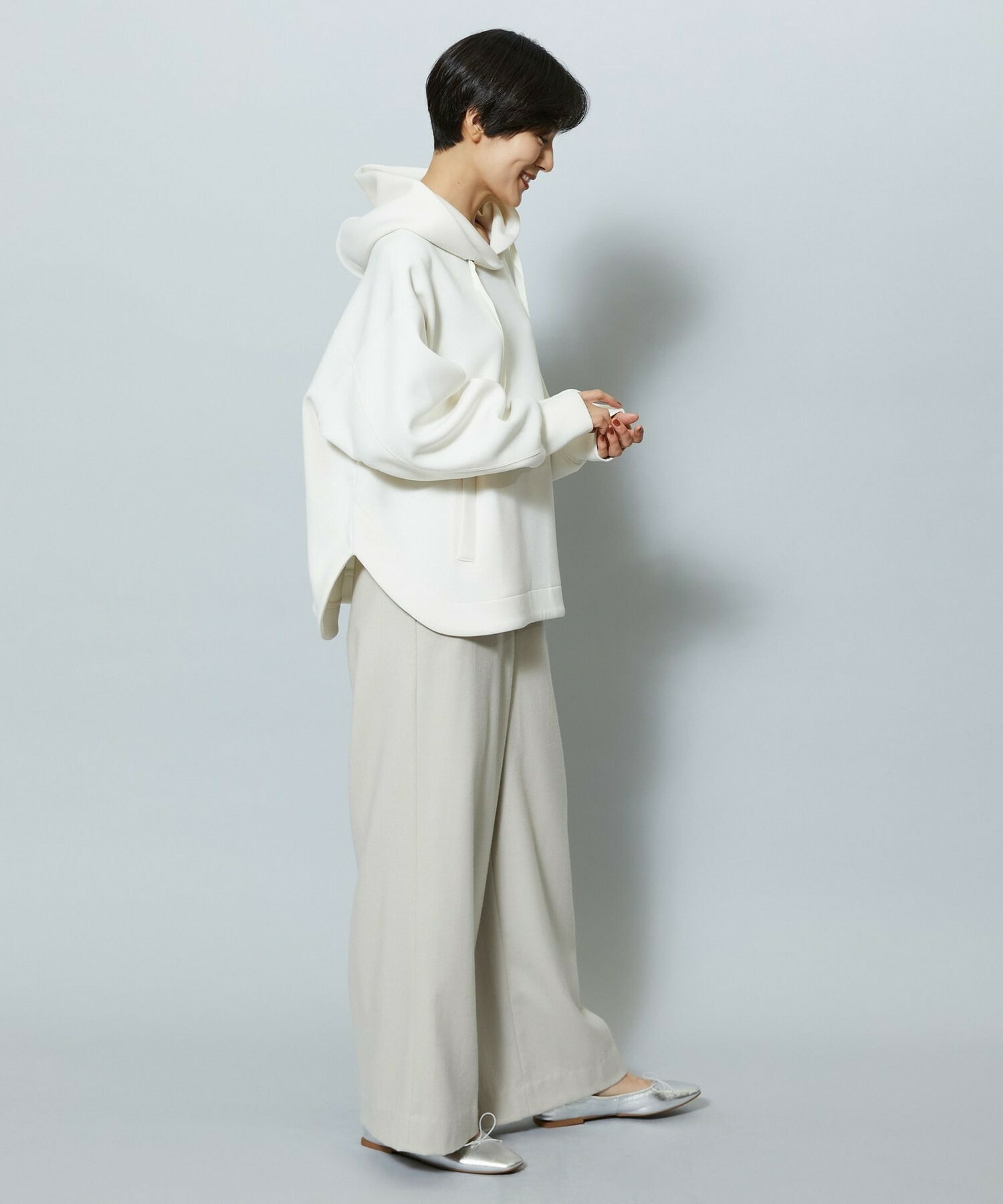 【MOGA】ソフトダンボールフードトップス 詳細画像 チャコールグレー 16