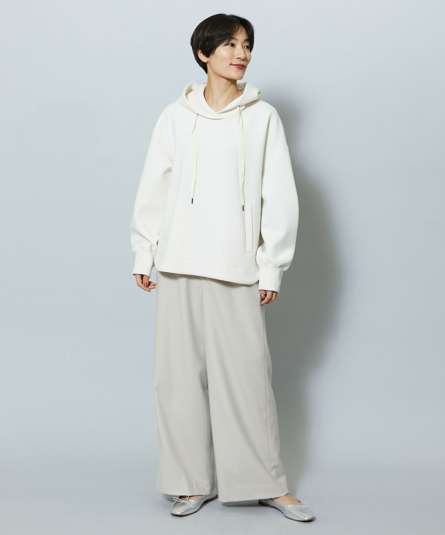 【MOGA】ソフトダンボールフードトップス 詳細画像 チャコールグレー 17