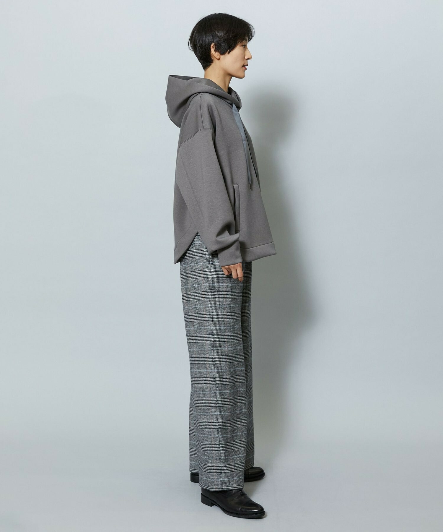 【MOGA】ソフトダンボールフードトップス 詳細画像 チャコールグレー 6