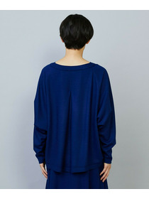 【MOGA】ミルド天竺Vネックトップス 詳細画像 チャコールグレー 21