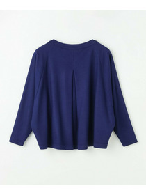 【MOGA】ミルド天竺Vネックトップス 詳細画像 チャコールグレー 23