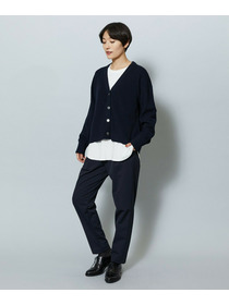 【MOGA】ハイテンション裏起毛テーパードシルエットパンツ 詳細画像 ブラック 1