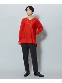 【MOGA】ハイテンション裏起毛テーパードシルエットパンツ 詳細画像 ブラック 12