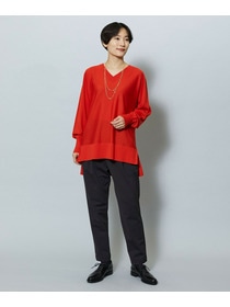 【MOGA】ハイテンション裏起毛テーパードシルエットパンツ 詳細画像 ブラック 19