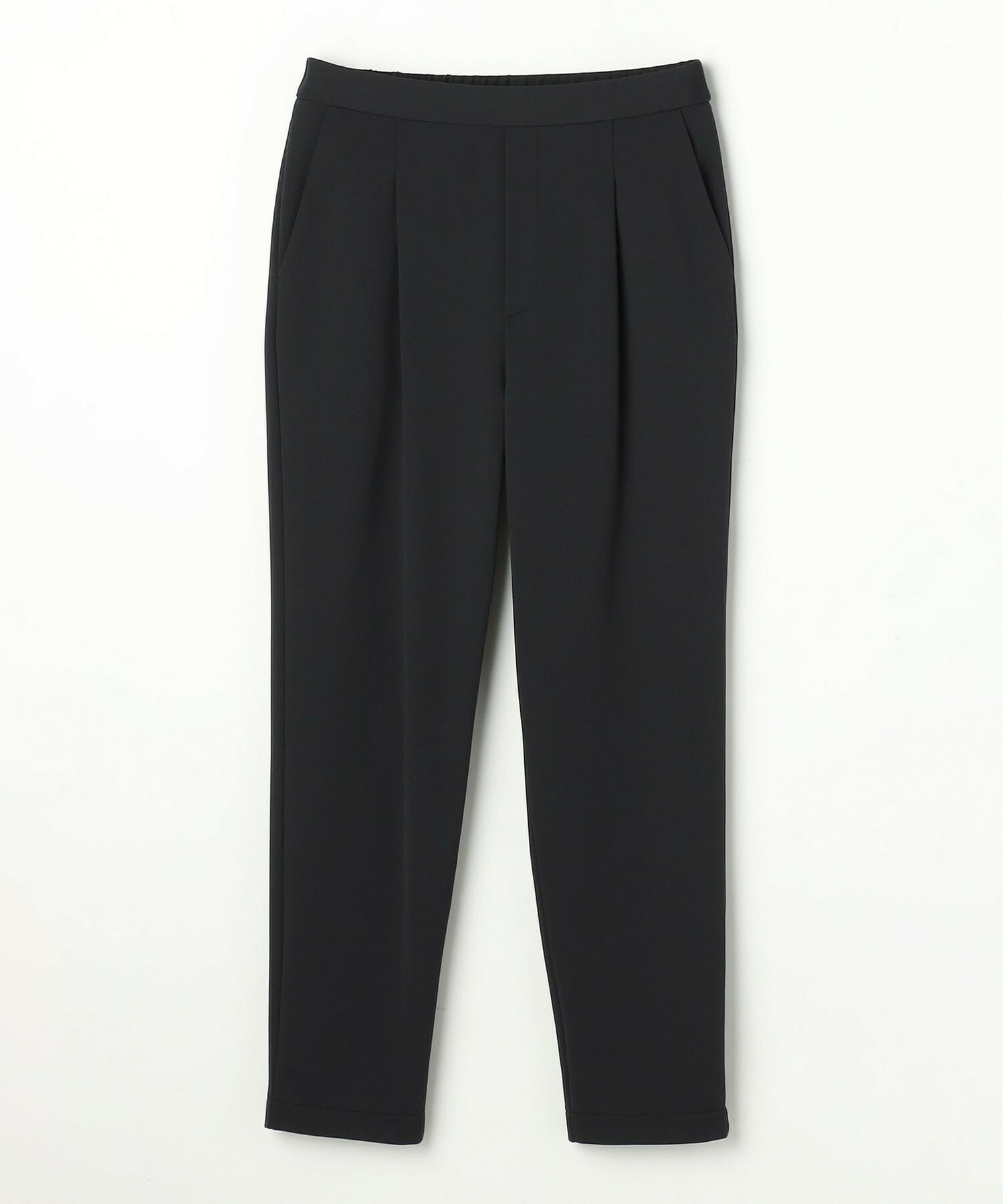 【MOGA】ハイテンション裏起毛テーパードシルエットパンツ 詳細画像 ブラック 2