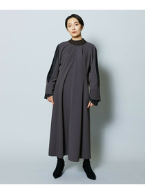 【MOGA Collection】MOGA Collection シーンレスダブルクロスワンピース 詳細画像 ブラック 1