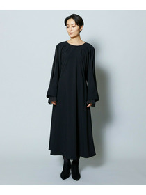 【MOGA Collection】MOGA Collection シーンレスダブルクロスワンピース 詳細画像 ブラック 20