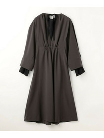 【MOGA Collection】MOGA Collection シーンレスダブルクロスワンピース 詳細画像 ブラック 25