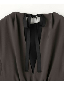 【MOGA Collection】MOGA Collection シーンレスダブルクロスワンピース 詳細画像 ブラック 27