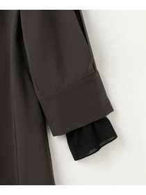 【MOGA Collection】MOGA Collection シーンレスダブルクロスワンピース 詳細画像 ブラック 28