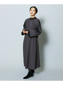 【MOGA Collection】MOGA Collection シーンレスダブルクロスワンピース 詳細画像 ブラック 6