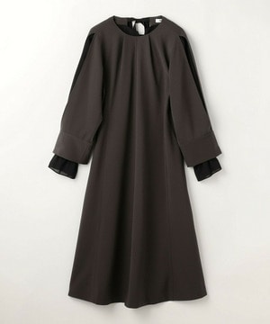 【MOGA Collection】MOGA Collection シーンレスダブルクロスワンピース 詳細画像 ブラウン 2