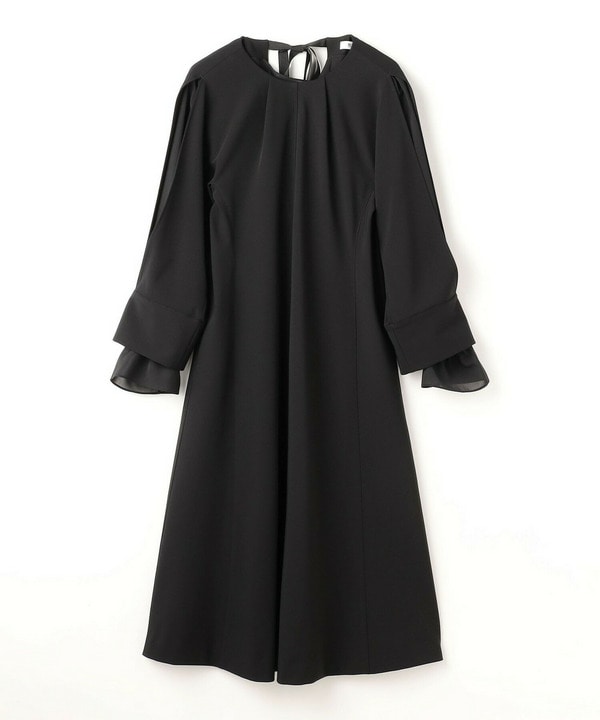 MOGA Collection シーンレスダブルクロスワンピース 詳細画像 ブラック 2