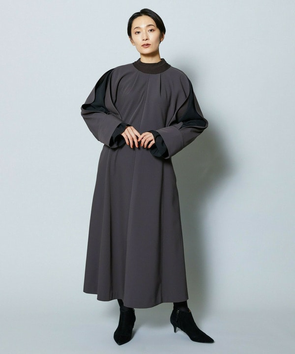 【MOGA Collection】MOGA Collection シーンレスダブルクロスワンピース