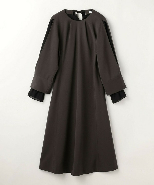 MOGA Collection シーンレスダブルクロスワンピース 詳細画像 ブラウン 2