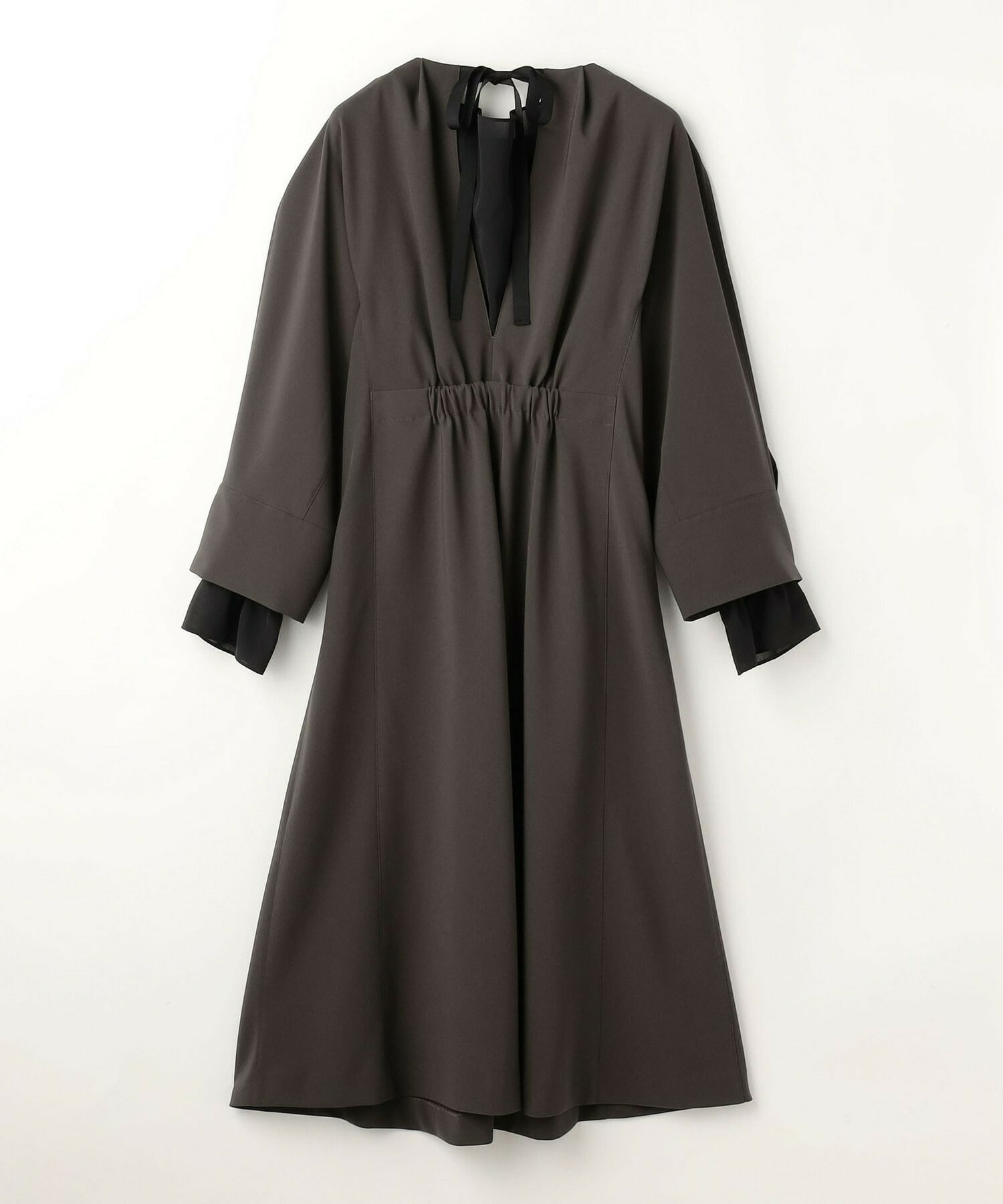 【MOGA Collection】MOGA Collection シーンレスダブルクロスワンピース 詳細画像 ブラック 25