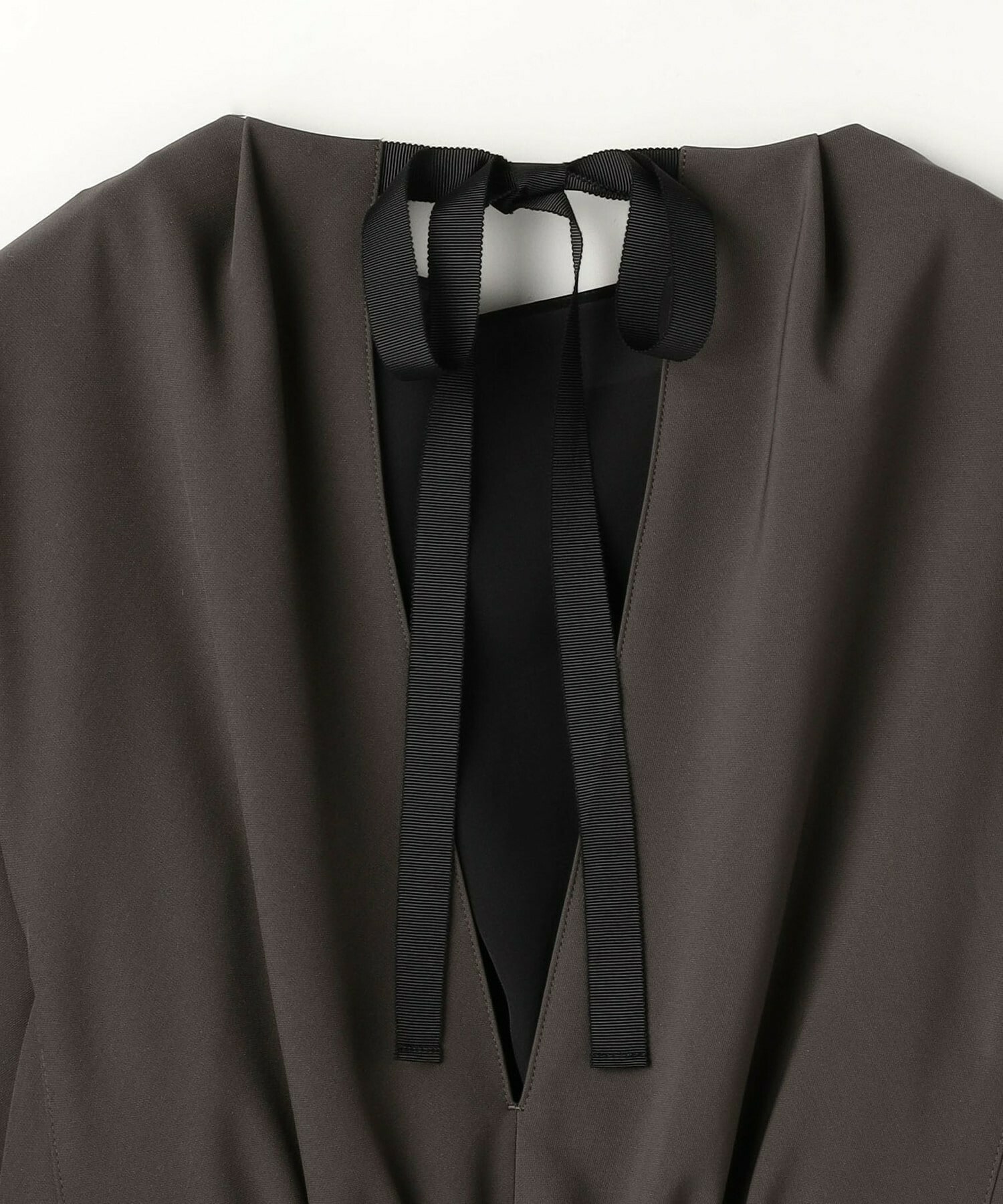 【MOGA Collection】MOGA Collection シーンレスダブルクロスワンピース 詳細画像 ブラック 27