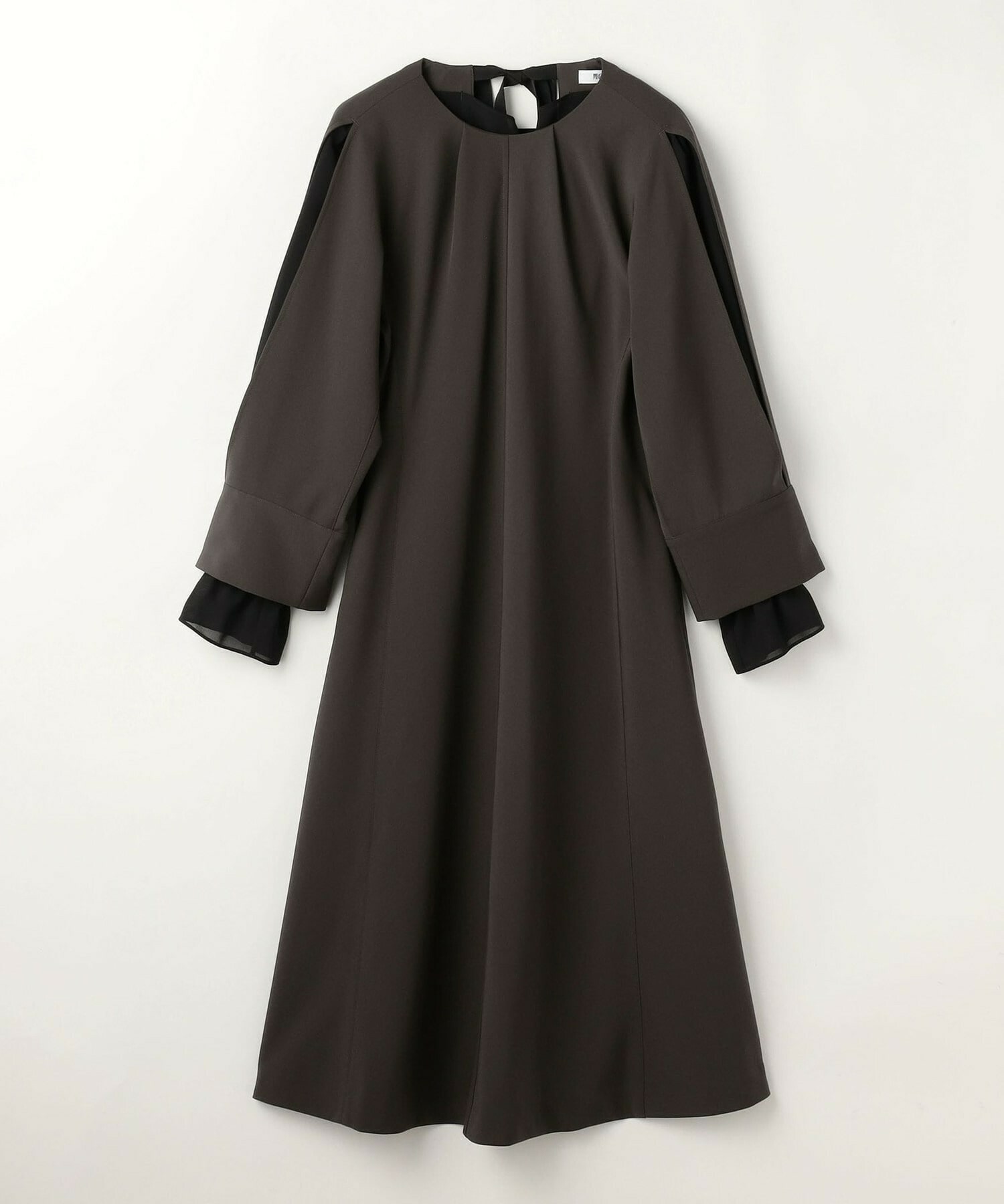 【MOGA Collection】MOGA Collection シーンレスダブルクロスワンピース 詳細画像 ブラウン 2