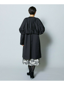 【MOGA Collection】MOGA Collection ポリエステルロングサテンコート 詳細画像 ブラック 10