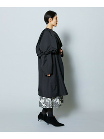 【MOGA Collection】MOGA Collection ポリエステルロングサテンコート 詳細画像 ブラック 11