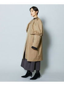 【MOGA Collection】MOGA Collection ポリエステルロングサテンコート 詳細画像 ブラック 14