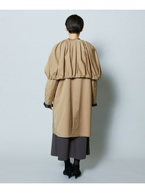 【MOGA Collection】MOGA Collection ポリエステルロングサテンコート 詳細画像 ブラック 16