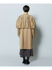 【MOGA Collection】MOGA Collection ポリエステルロングサテンコート 詳細画像 ブラック 20