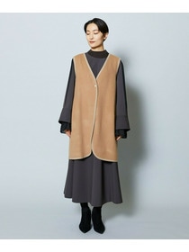 【MOGA Collection】MOGA Collection ポリエステルロングサテンコート 詳細画像 ブラック 22