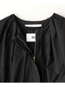 【MOGA Collection】MOGA Collection ポリエステルロングサテンコート 詳細画像 ブラック 28