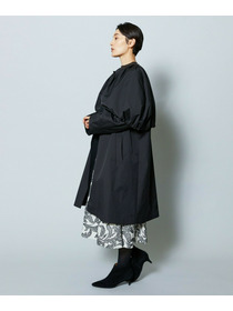 【MOGA Collection】MOGA Collection ポリエステルロングサテンコート 詳細画像 ブラック 8