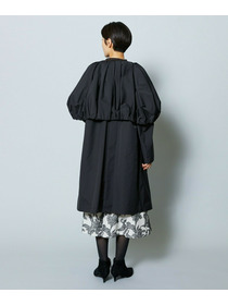 【MOGA Collection】MOGA Collection ポリエステルロングサテンコート 詳細画像 ブラック 9