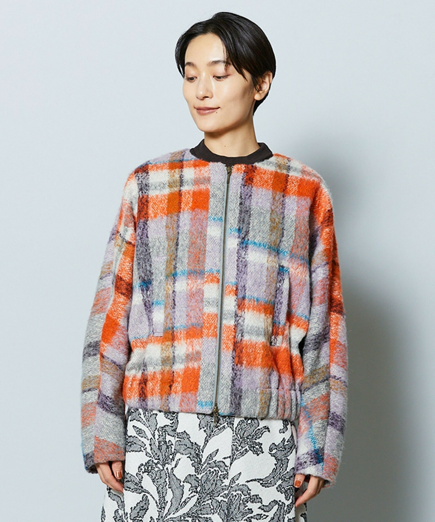 【MOGA Collection】MOGA Collection カラフルシャギーブルゾン 詳細画像 オレンジ 19