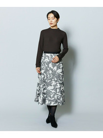 【MOGA Collection】MOGA Collection リーフツイードフレアスカート 詳細画像 ホワイト×ブラック 12