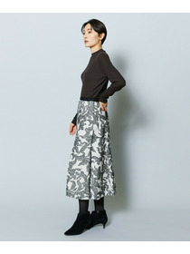 【MOGA Collection】MOGA Collection リーフツイードフレアスカート 詳細画像 ホワイト×ブラック 18