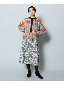 【MOGA Collection】MOGA Collection リーフツイードフレアスカート 詳細画像 ホワイト×ブラック 2