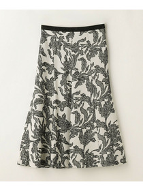 【MOGA Collection】MOGA Collection リーフツイードフレアスカート 詳細画像 ホワイト×ブラック 22